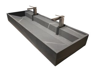 Enzer Double Counter Top Basin large