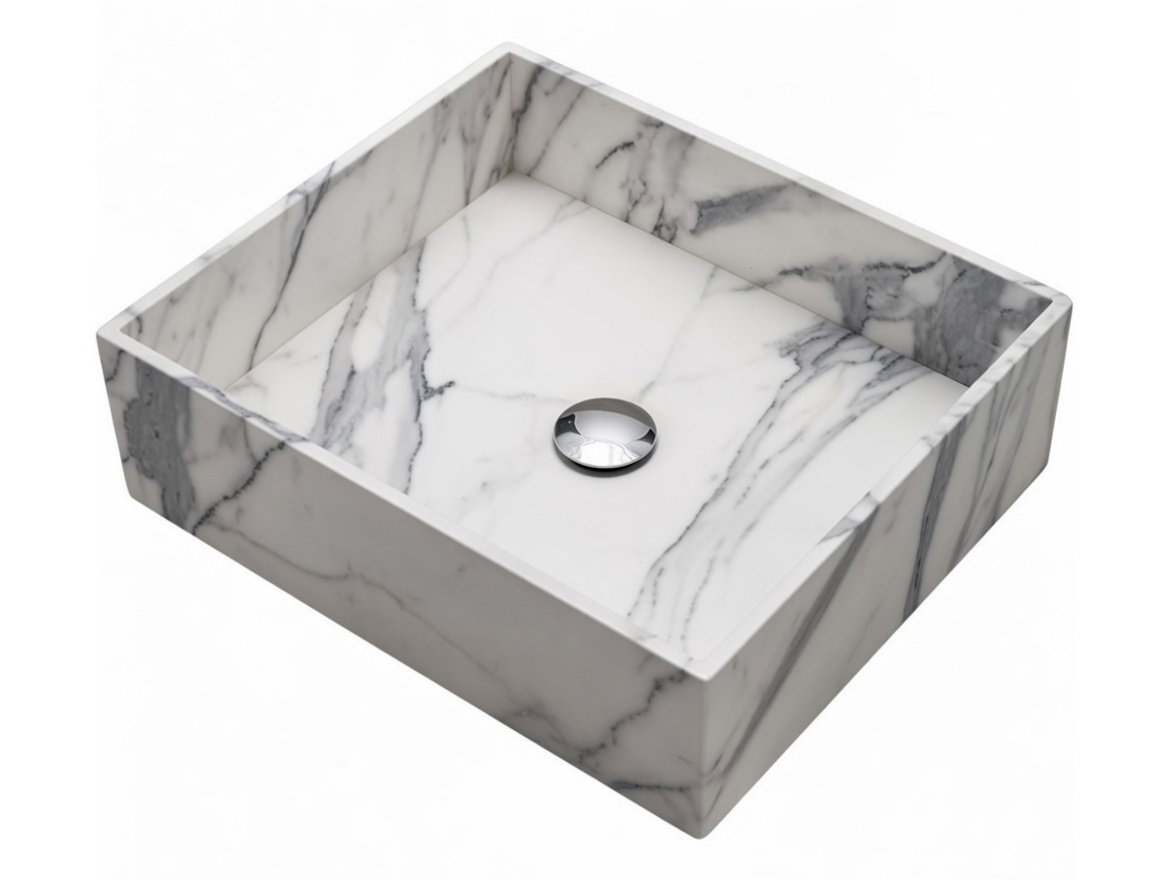 Snow white Counter top basin 2
