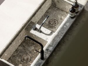 Tamara dark grey basin