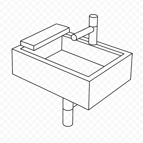 Almir Wall Mounted Basin - Image 3