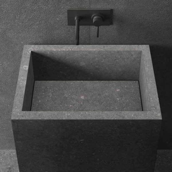 stone flow free standing basin