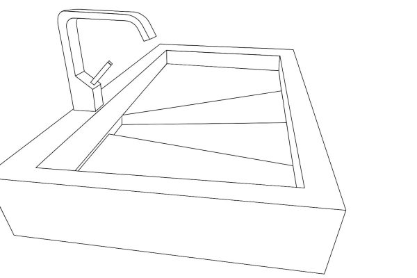 Apex Wall Mounted Basin - Image 3